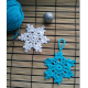 Crystal Snowflake Crochet Pattern PDF | Easy Christmas Ornament