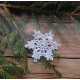 Crystal Snowflake Crochet Pattern PDF | Easy Christmas Ornament