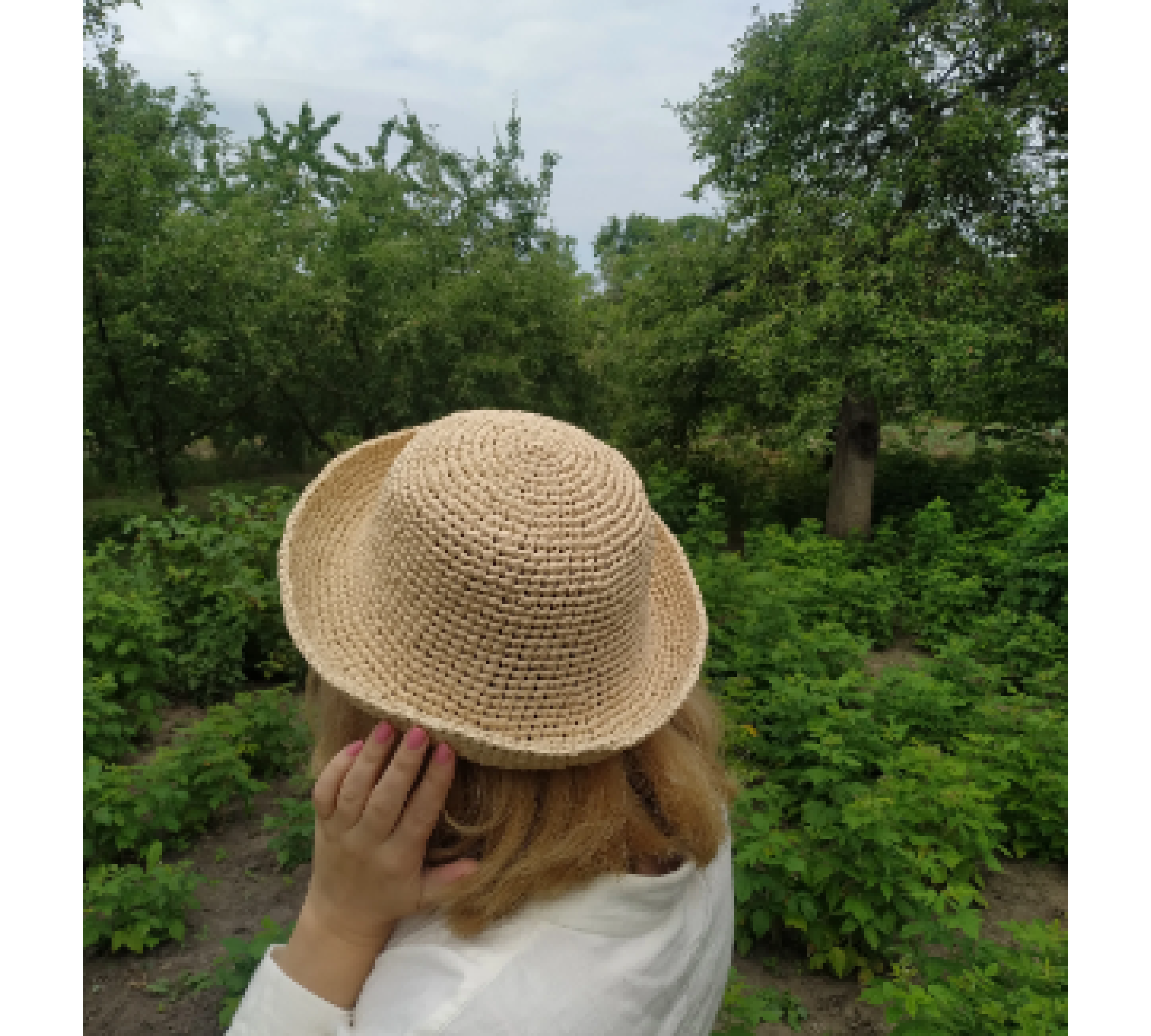 Raffia Hat Crochet Pattern