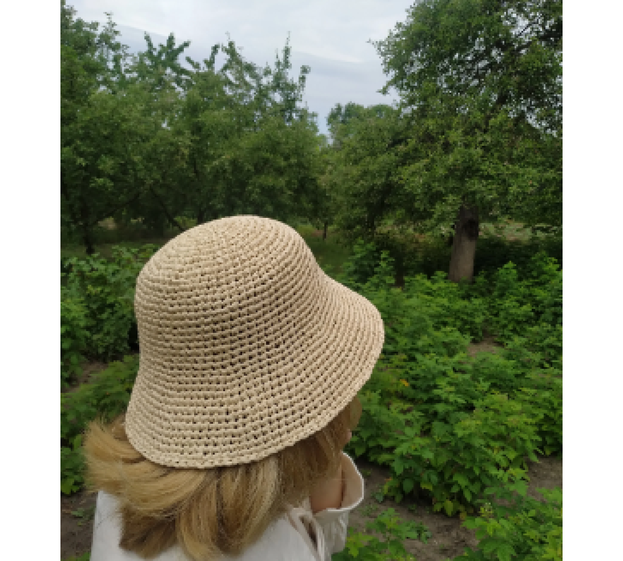 Raffia Hat Crochet Pattern