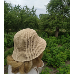 Raffia Hat Crochet Pattern
