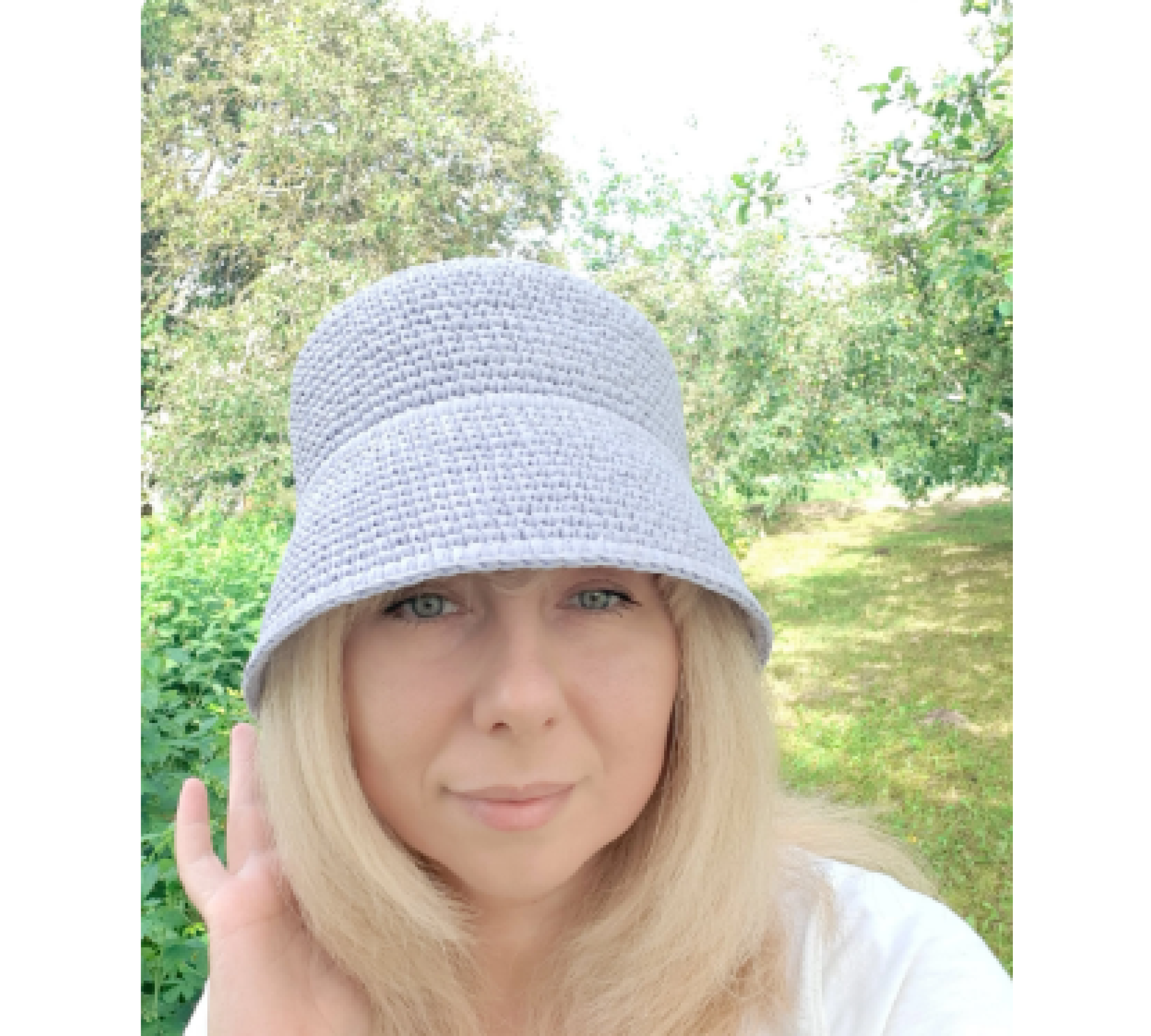 Raffia Bucket Hat Crochet Pattern