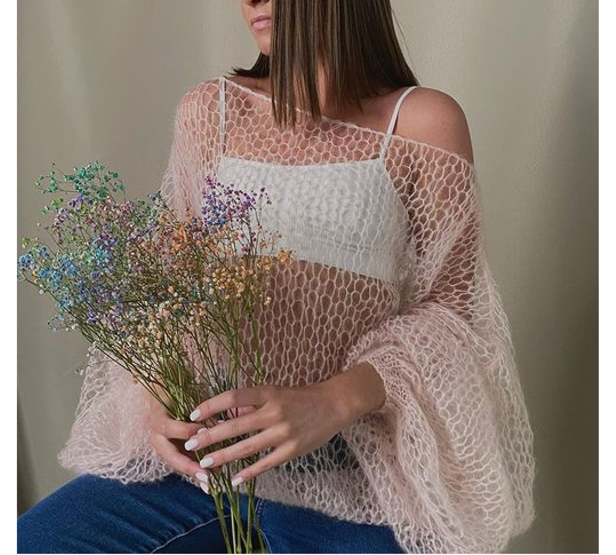 Airy Kid Mohair Sweater Knitting Pattern