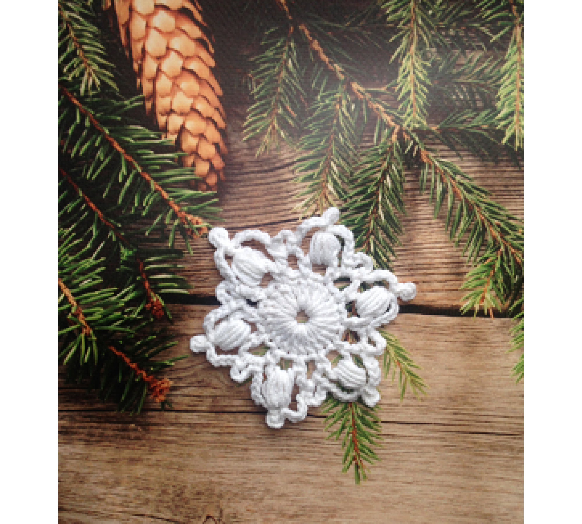 Popcorn Snowflake Crochet Pattern Popcorn Snowflake Crochet Pattern