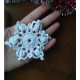 Popcorn Snowflake Crochet Pattern