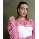 Fishnet Sleeve Top Crochet Pattern