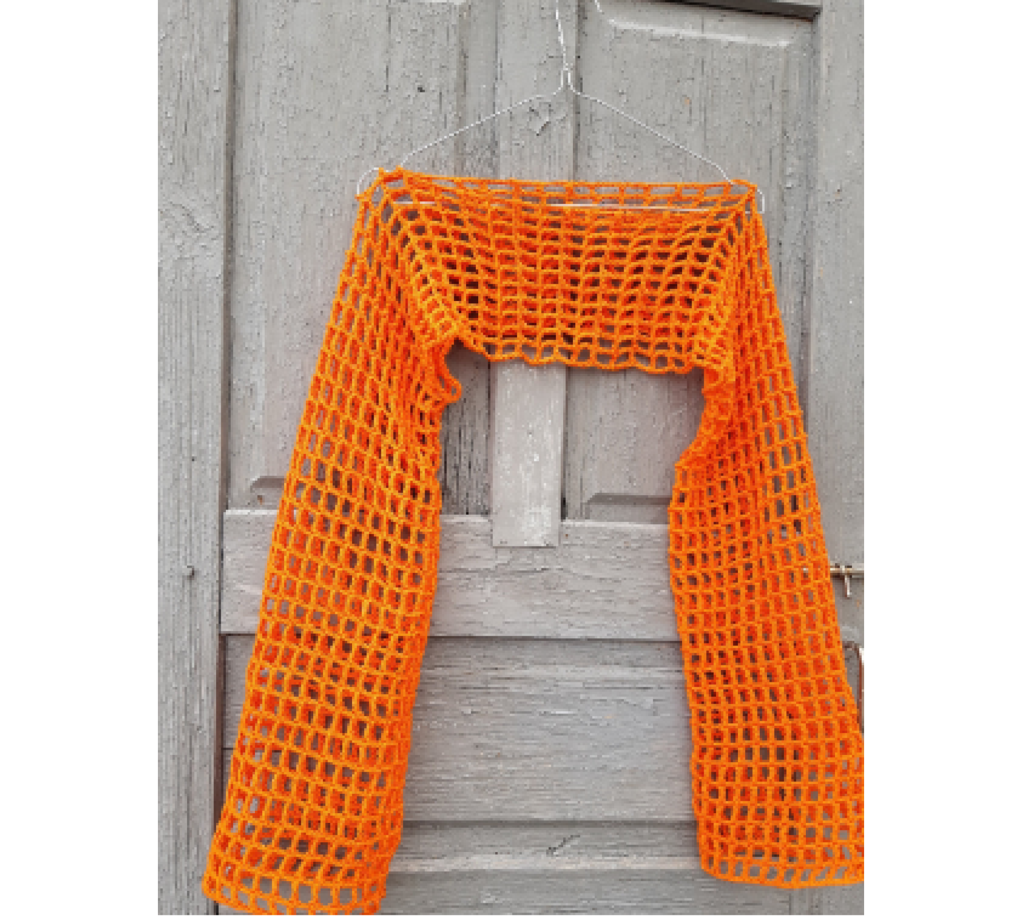 Fishnet Sleeve Top Crochet Pattern